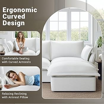 Amazon.com: Lopzeho 114” Oversized Modular Sectional Sofa